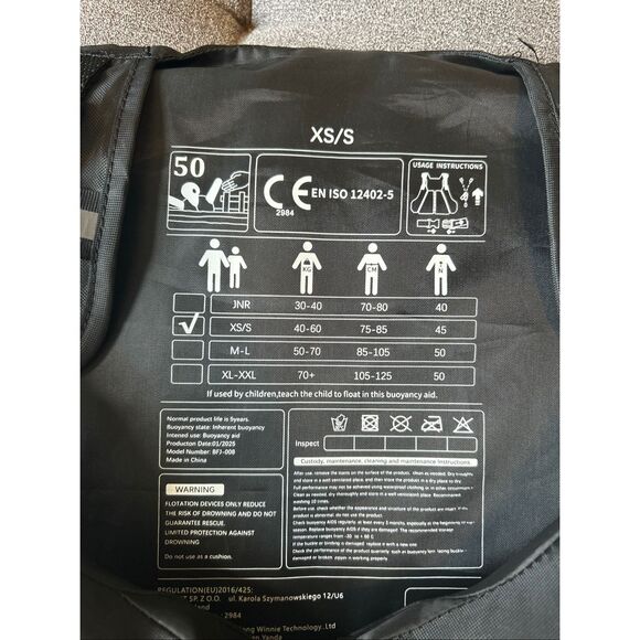 Owntop Buoyancy Aid Vest Size XL - Picture 3 of 5